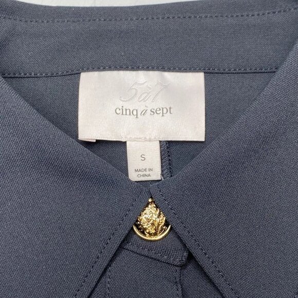 Cinq à Sept Women's Milos Top – Black Size S - Picture 3 of 7